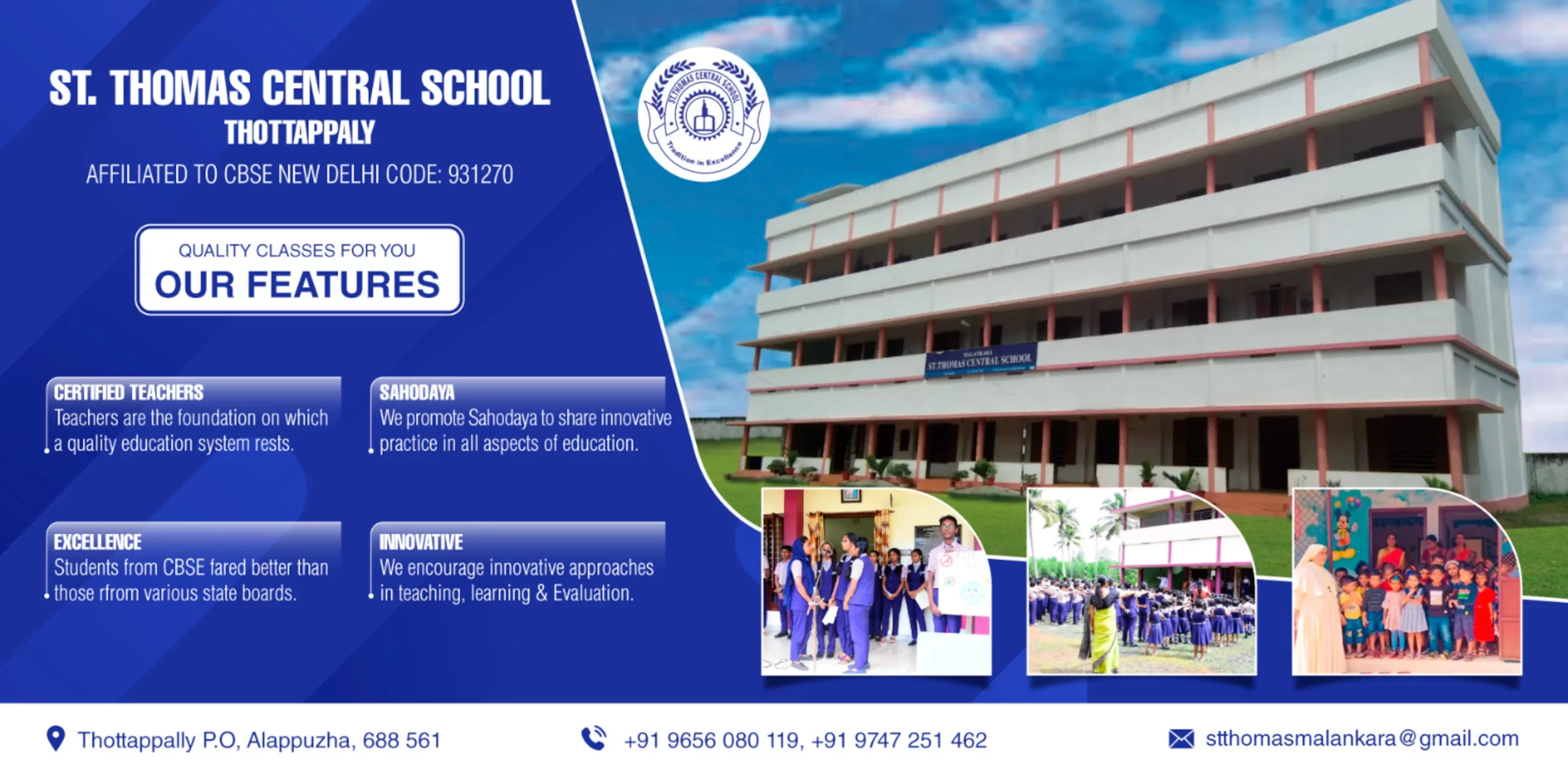 Cover image of St Thomas Central School Thottapally
